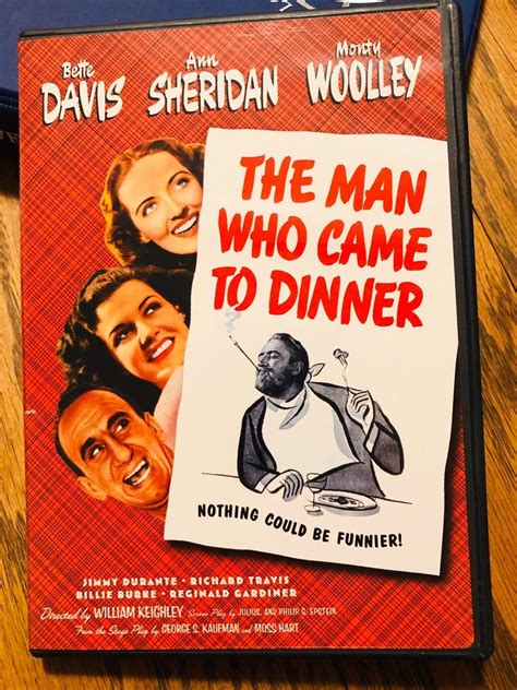 The Man Who Came To Dinner 1942 Dvd On Mercari In 2021 Betty Davis