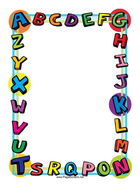 Alphabet Border | PDF