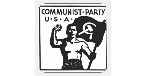 Communist Party USA Stickers | Zazzle