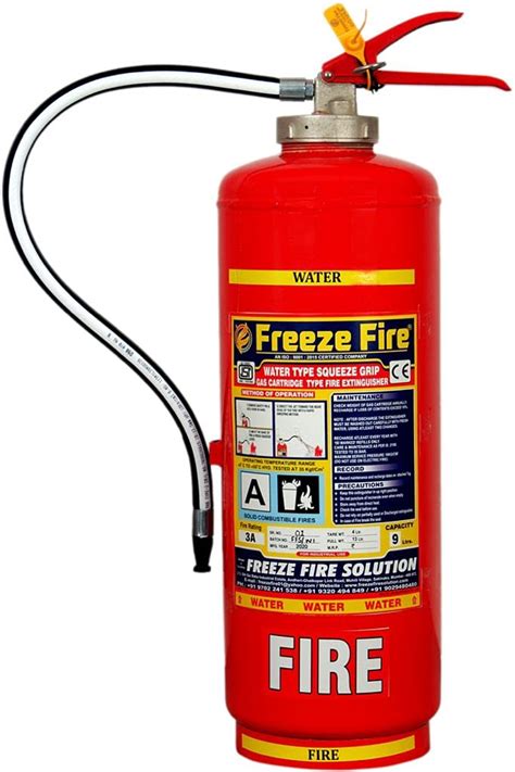 Simran Enterprises Water Co2 Cartridge Type Fire Extinguisher 9ltrpack Of 2