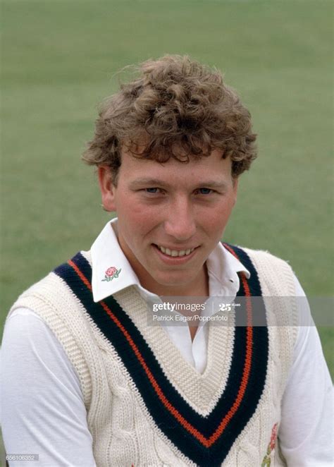 News Photo Mike Atherton Of Lancashire And England Before