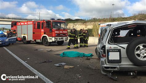 Schianto Fatale Sulla Tangenziale Est Di Lecce Auto Si Ribalta Pi