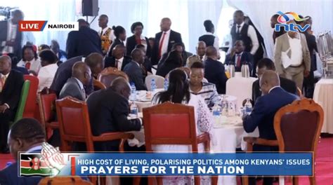 NTV Kenya On Twitter Happening Now The National Prayer Breakfast