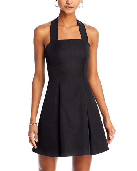 Aqua Halter Mini Dress 100 Exclusive Bloomingdales