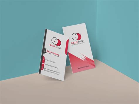 Freelancer Vertical Business Card Techmix