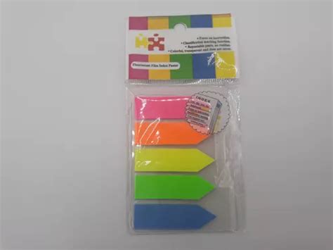 Banderitas Se Aladores Adhesivas Tipo Post It Neon Pack X