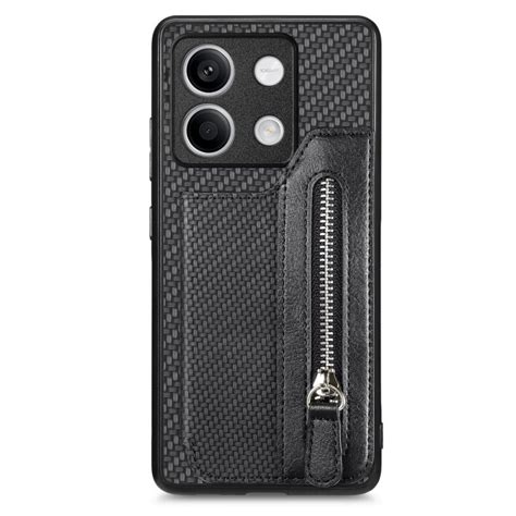 Coque Xiaomi Redmi Note 13 4G Fibre Carbone Porte Monnaie Ma Coque