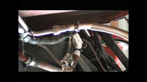 How To Remove A Fuel Line From A Dodge Dakota Youtube