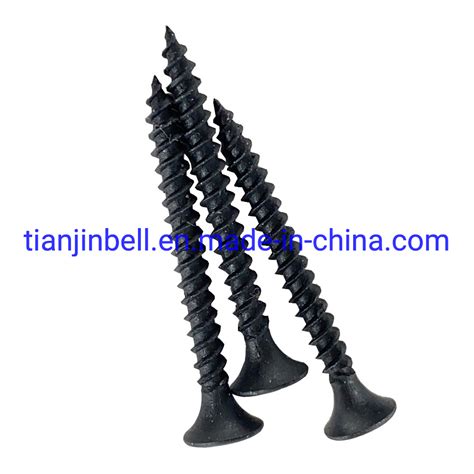 Bugle Head Black Phosphated Self Tapping Drilling Screw Fine Thread