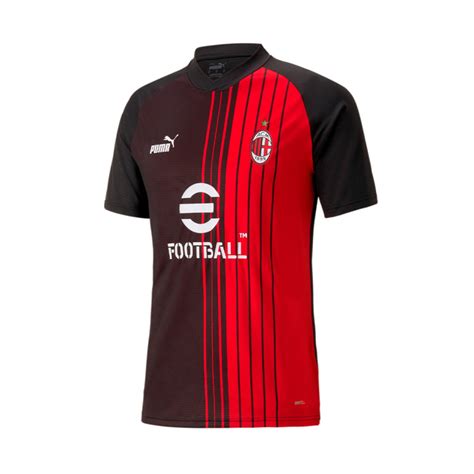 Jersey Puma Ac Milan Pre Match Black Tango Red F Tbol Emotion