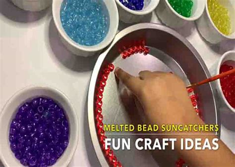 Melted Bead Suncatcher Tutorial