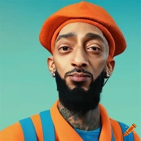 Nipsey Hussle Dressed As Blippi On Craiyon