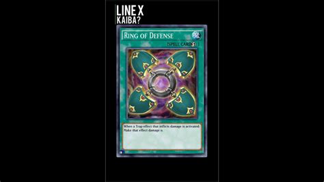 Yugioh Duel Links This Is Why Kaiba Has A Line With Ring Of Defense