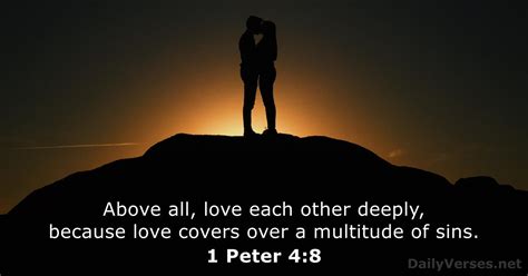 1 Peter 4:8 - Bible verse - DailyVerses.net