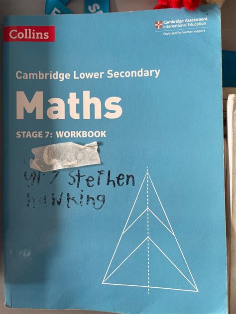 Cambridge Lower Secondary Maths Stage Workbook Year International