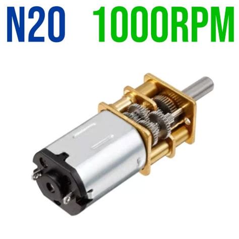 N20 Micro Metal Motor 1000rpm 6v Micro Robotics