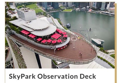 SkyPark Observation Deck Ticket Tickets Vouchers Local Attractions