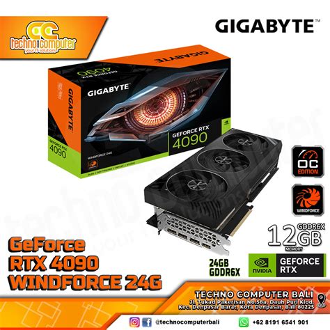 GIGABYTE NVIDIA GeForce RTX 4090 WINDFORCE 24GB GDDR6X