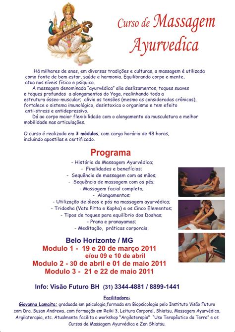 Ciberexpressando Curso De Massagem Ayurvédica