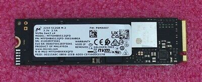 MTFDHBA512QFD - Micron 512GB NVMe Gen3x4 2210 M.2 2280 SSD 649528797964 ...