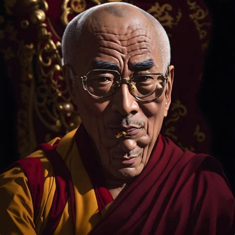 Premium AI Image Dalai Lama Biography Tibetan Spiritual Leader Dalai