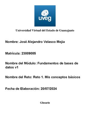 R1 U1 Glosario Universidad Virtual Del Estado De Guanajuato