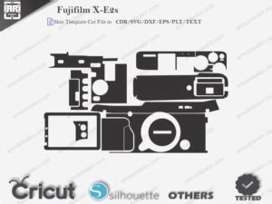 Fujifilm X E2s Skin Template Vector ARMOBILESKIN