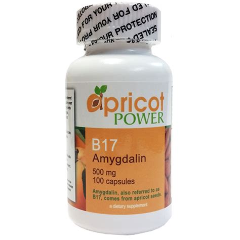 B17 Amygdalin 500mg 100 Capsules Creation Today