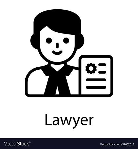 Lawyer Royalty Free Vector Image - VectorStock