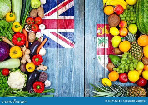 Fresh Fruits And Vegetables From Fiji Stock Photo Image Of Organic