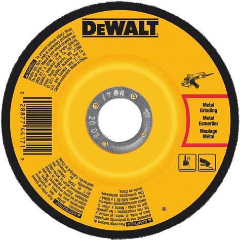 Dewalt Dw Type Depressed Center Fast Cutting Grinding Wheel