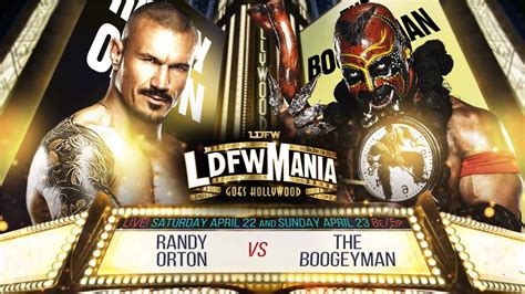 Randy Orton The Boogeyman LDFWMANIA V YouTube