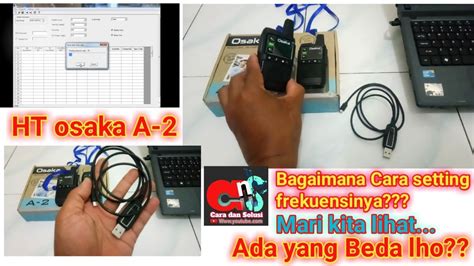 Cara Setting Program Frekuensi Ht Osaka A 2 Ht Settings Frekuensi YouTube