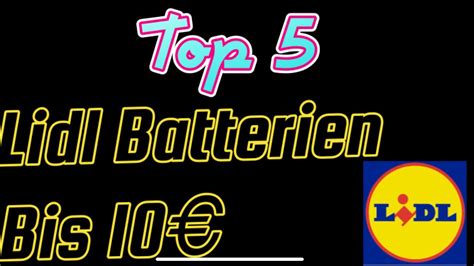 Top 5 Lidl Batterien Bis 10 Silvester McFireworks0905 YouTube