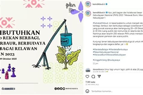 Kemendikbudristek Membuka 250 Relawan Pekan Kebudayaan Nasional PKN