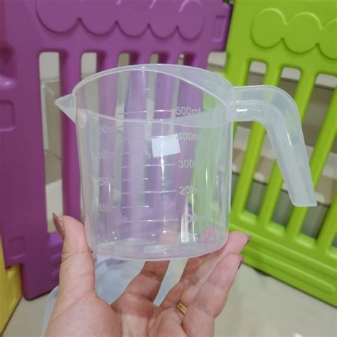 Jual Gelas Takar 500 ML Gelas Ukur Plastik PREMIUM Measuring Cup