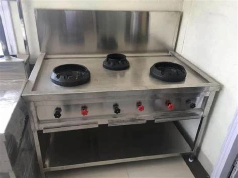 Stainless Steel Chinese Lpg Burner Range For Hotel At Rs In