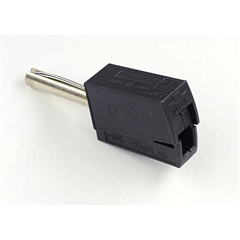 215 311 WAGO Banana Plug For Socket D4mm 20A 42V Black 91866