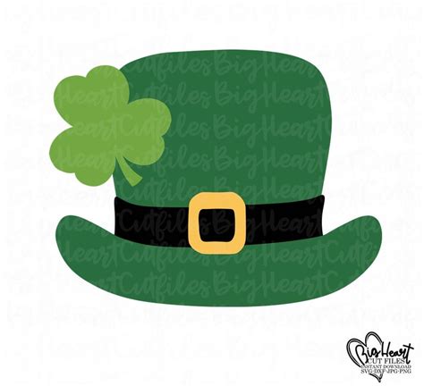 Leprechaun Hat Svgpng Dxf St Patricks Day Svg Etsy