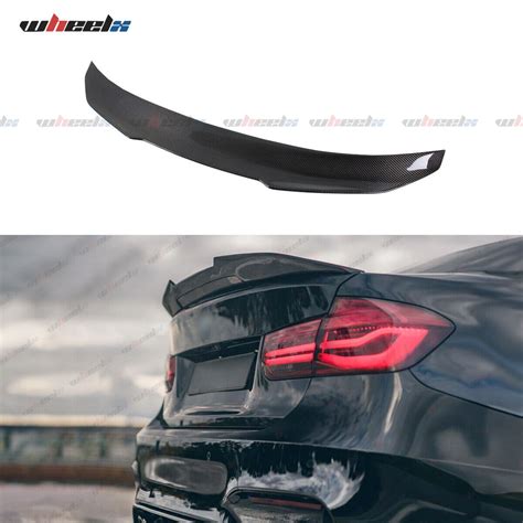 Carbon Fiber PSM Style Rear Trunk Spoiler Lip For Bmw F80 F30 3 Series