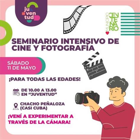 El Pr Ximo S Bado Se Realizar El Seminario De Cine Y Fotograf A A