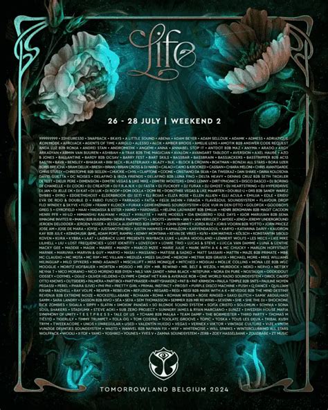 TOMORROWLAND 2024 ANUNCIA SU LINE UP COMPLETO Vinil TV