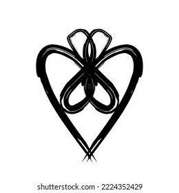 Illustration Symbols Love Tattoo Logo Abstract Stock Illustration ...