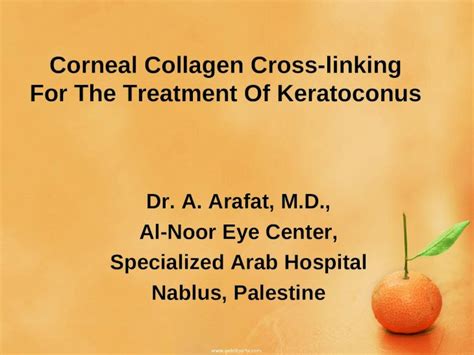 PPT Corneal Collagen Cross Linking For The Treatment Of Keratoconus