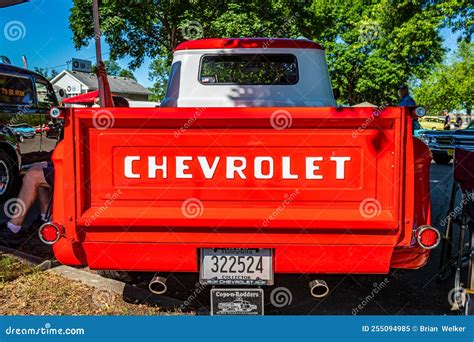 1956 Chevrolet Task Force 3600 Pickup Truck Editorial Image Image Of