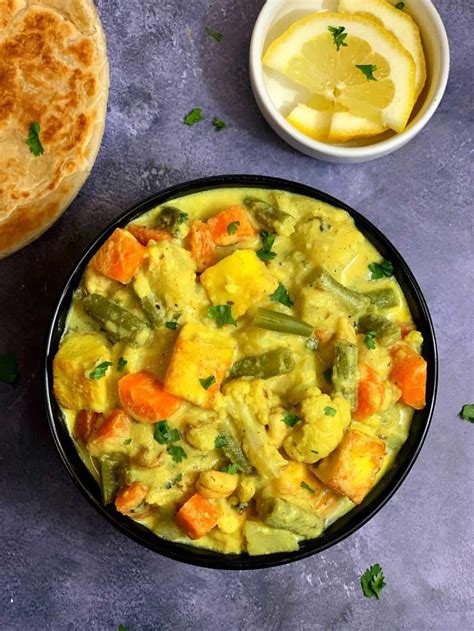 Vegetable Korma Curry Indian Veggie Delight