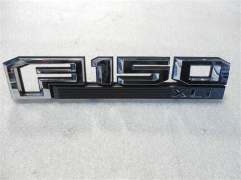 Ford F Xlt F Lh Left Driver Fender Emblem Nameplate