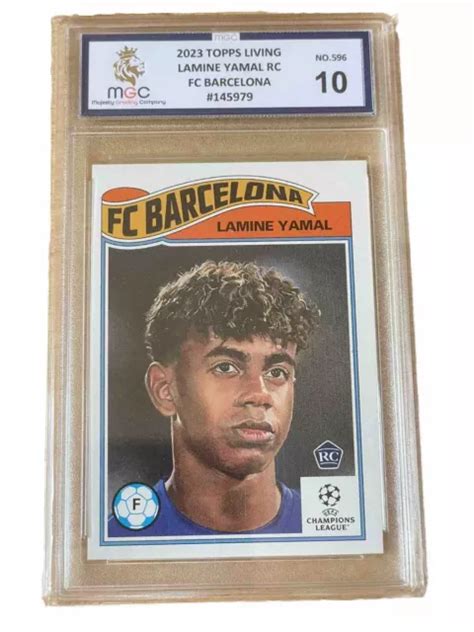 TOPPS LIVING SET 2023 2024 Lamine Yamal RC Barcellona 1 Rookie Grado