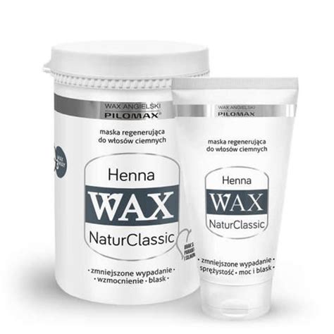 Wax Pilomax Naturclassic Henna Maska Regeneruj Ca Do W Os W Ciemnych