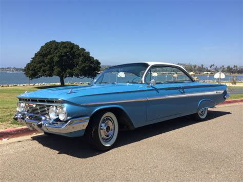 Seller Of Classic Cars 1961 Chevrolet Impala Jewel Bluetri Color Blue